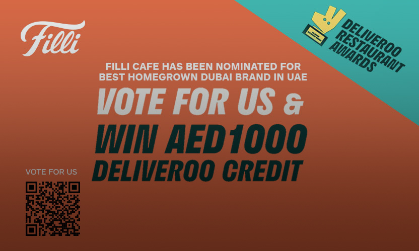 FiLLi Cafe nominated for best value eats at Deliveroo Awards Dubai