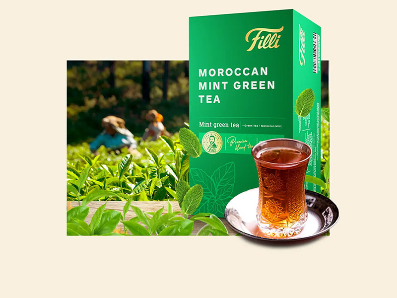 FiLLi Cafe Moroccan Mint Green Tea Bags