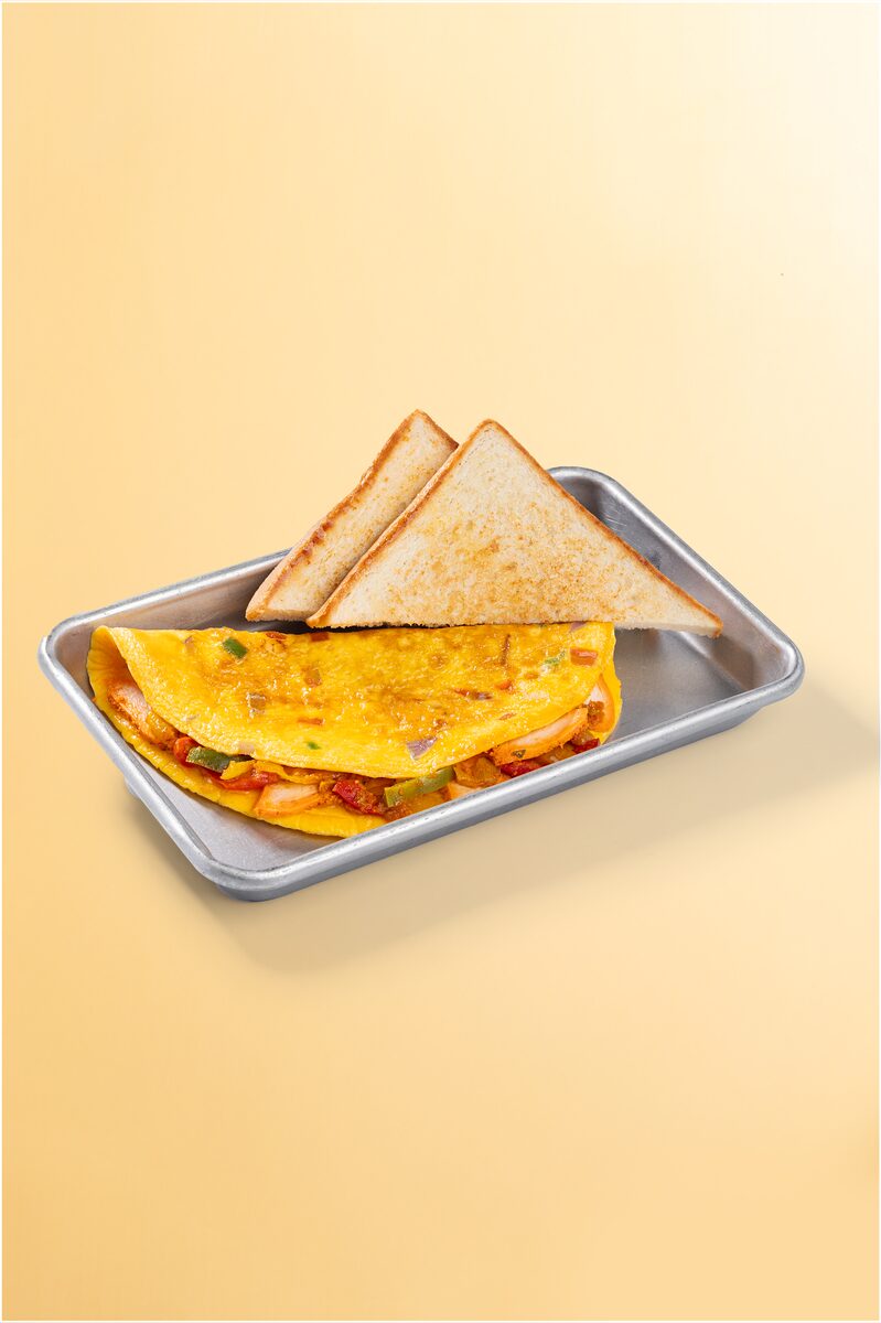 Chicken Tikka Omelette - FiLLi Cafe
