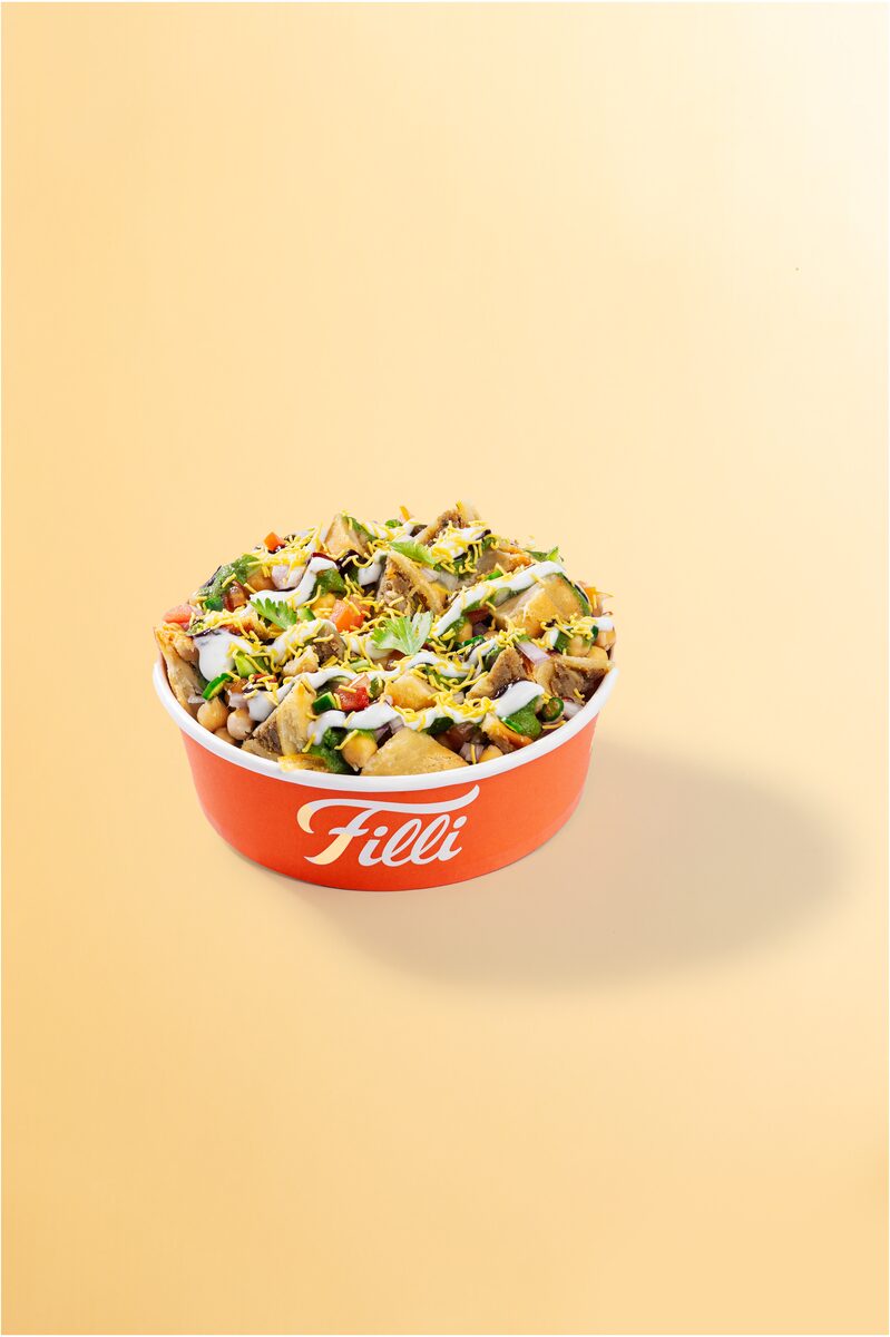 Punjabi Samosa Chaat - FiLLi Cafe