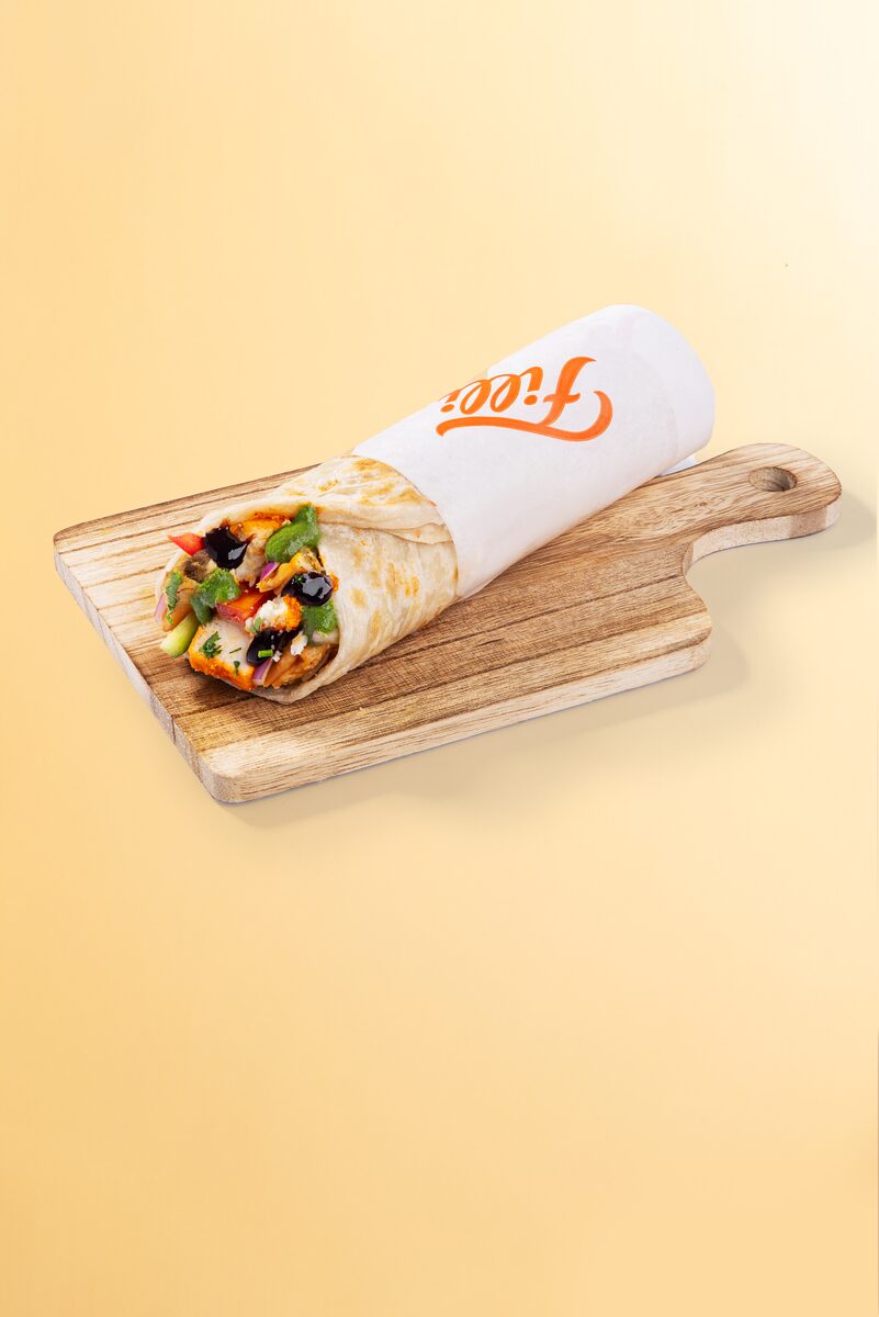 Paneer Schezwan Paratha Roll - FiLLi Cafe