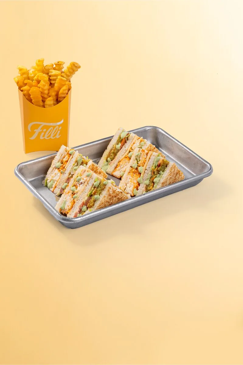 Paneer and Veggies Club - FiLLi Cafe