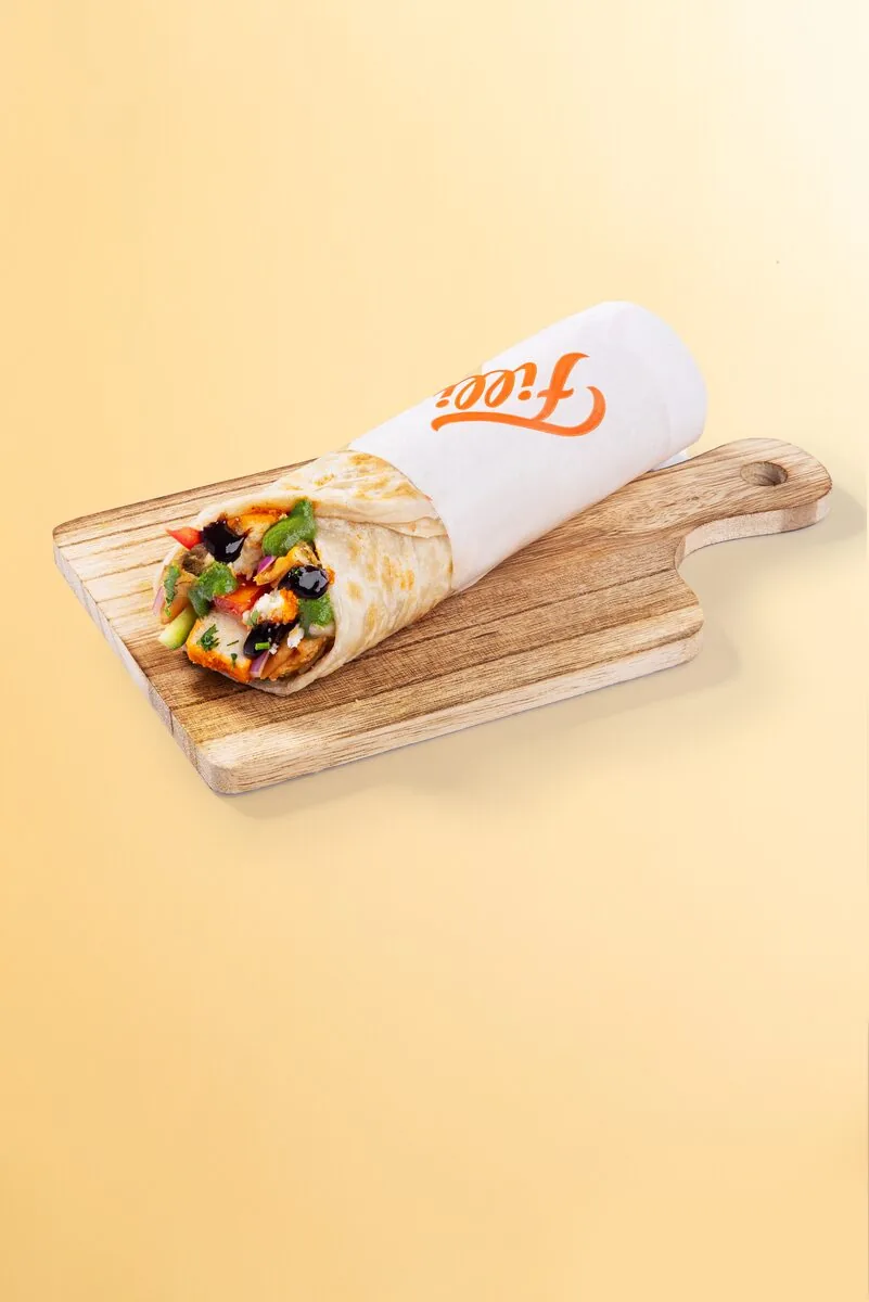 Paneer Schezwan Paratha Roll - FiLLi Cafe