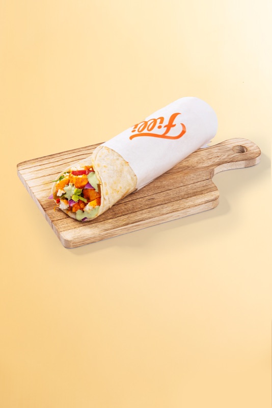 Paneer Tikka and Aloo Crunch Paratha Roll - FiLLi Cafe