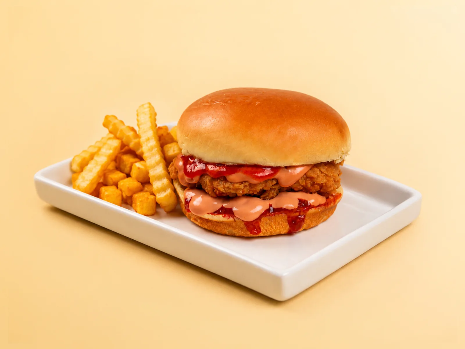 FiLLi Z Bun (with Fries) - FiLLi Cafe