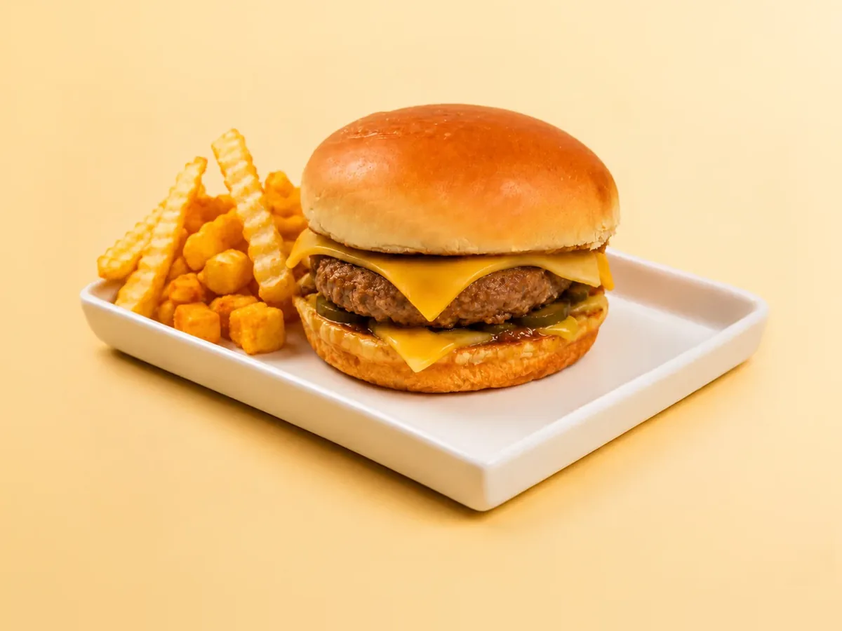 Old Fashioned Beef Bun (with Fries) - FiLLi Cafe