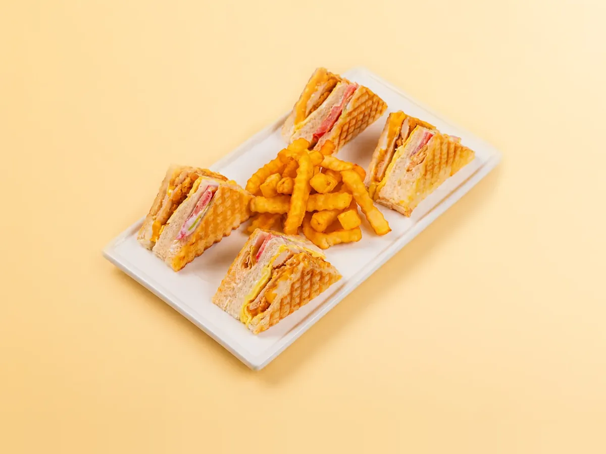 Three Cheese Chicken Toastie - FiLLi Cafe