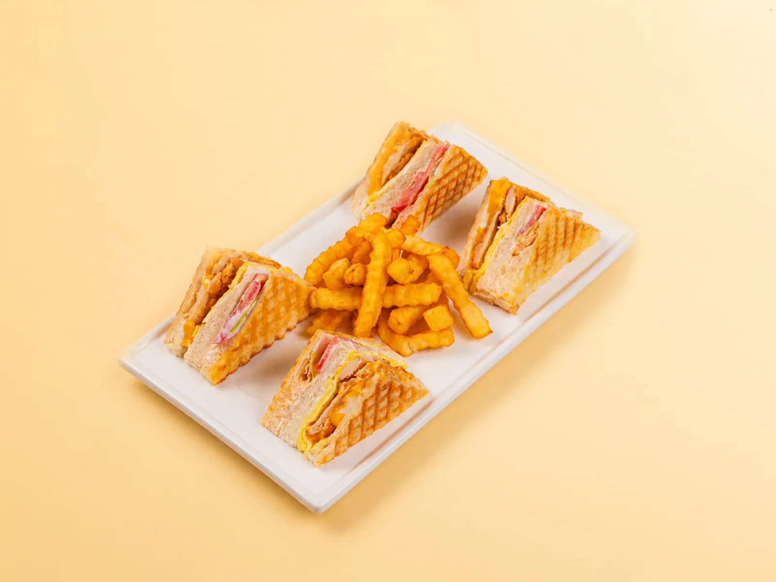 Three Cheese Chicken Toastie - FiLLi Cafe