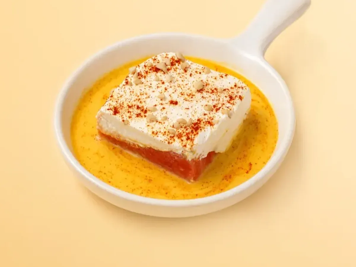 Zafran Milk Cake - FiLLi Cafe