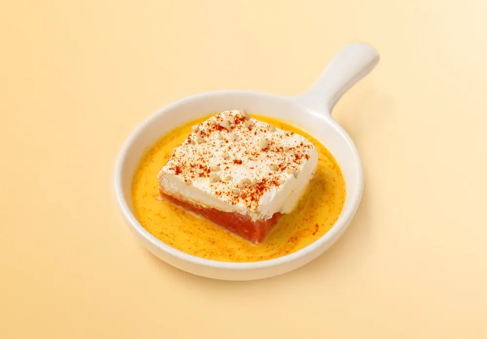 Zafran Milk Cake - FiLLi Cafe