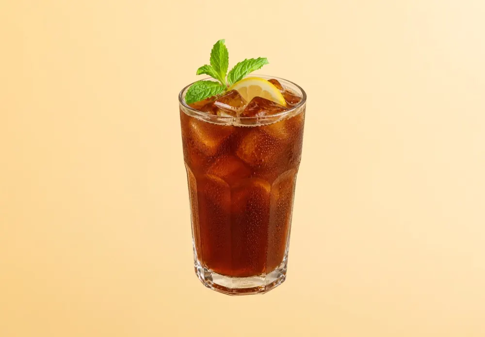 Sparkling Iced Peach Tea - FiLLi Cafe