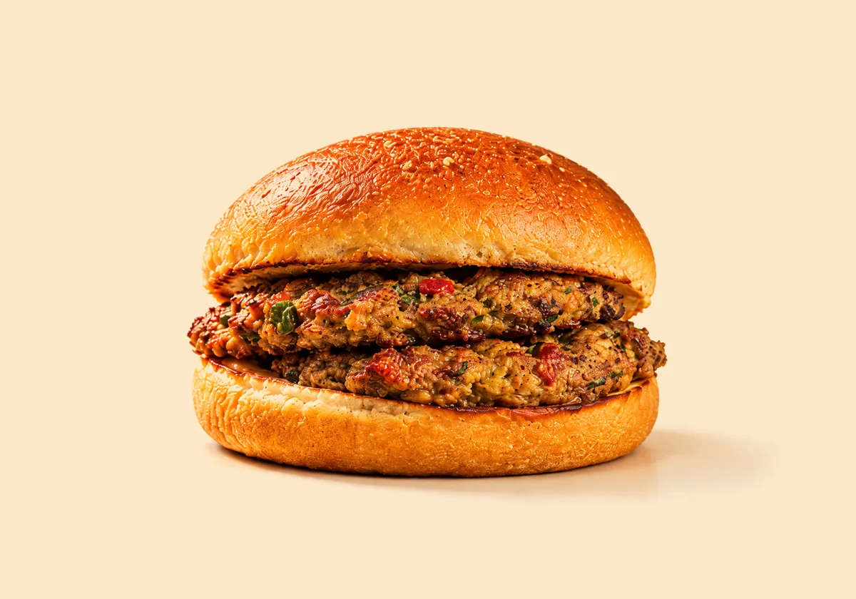 Achari Beef Kebab Bun - FiLLi Cafe