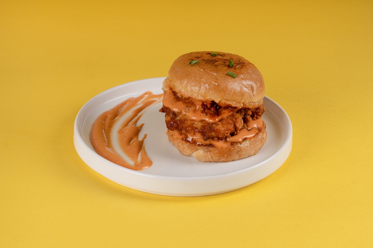 Dynamite Bun — Veg & Chicken at FiLLi Cafe Chennai