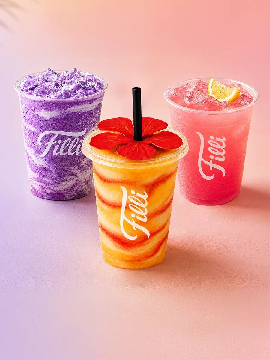 FiLLi Summer Stars — Coco Ube, Flaming Mango Melt and Mango Dragon summer coolers